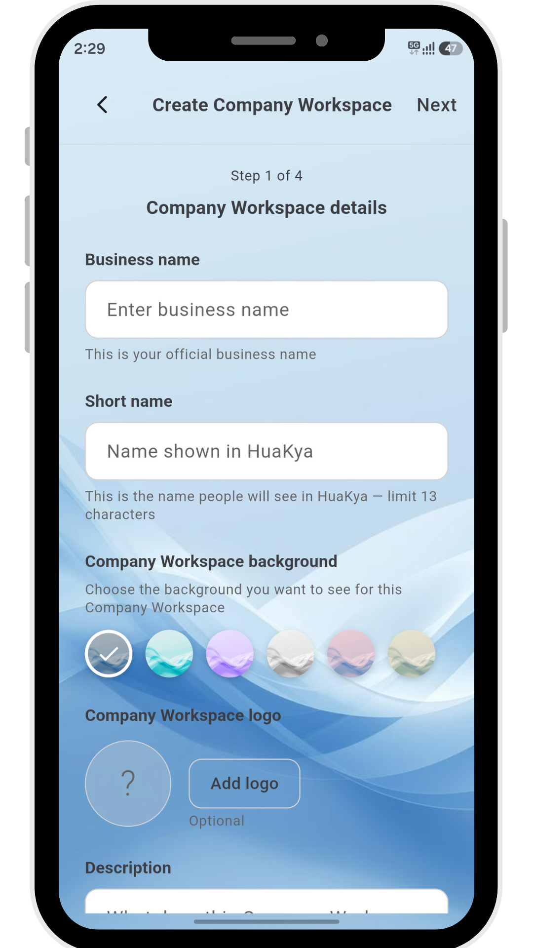 HuaKya — app screen 17